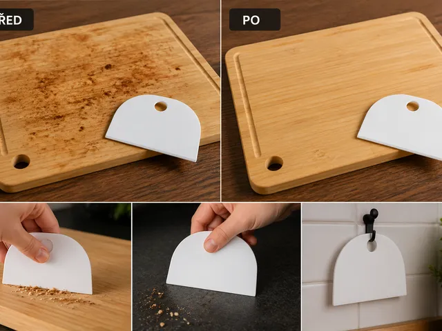 Multi-Purpose Kitchen Scraper – Cutting Board Cleaner