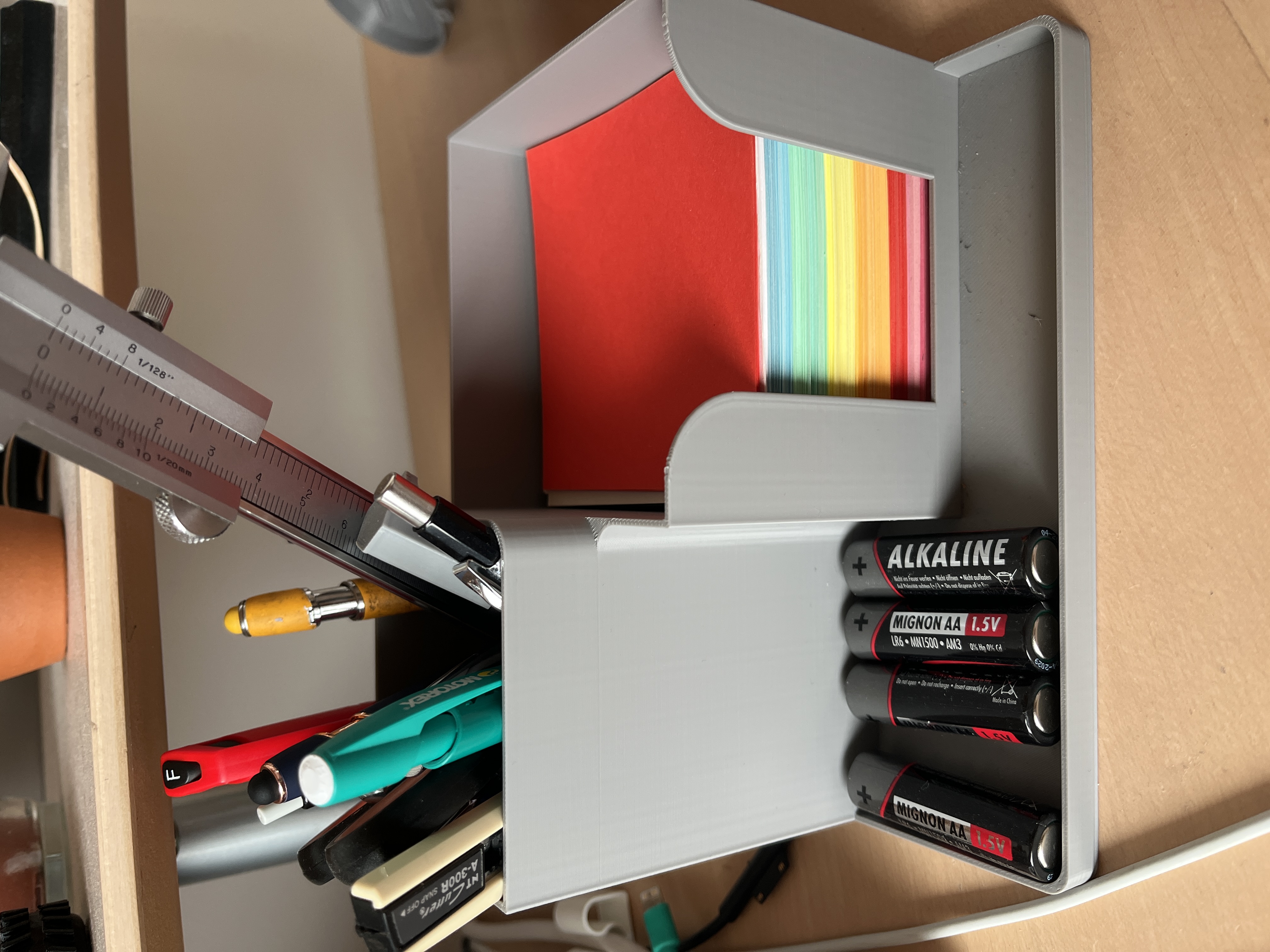 Desk Pencil and Paper Holder