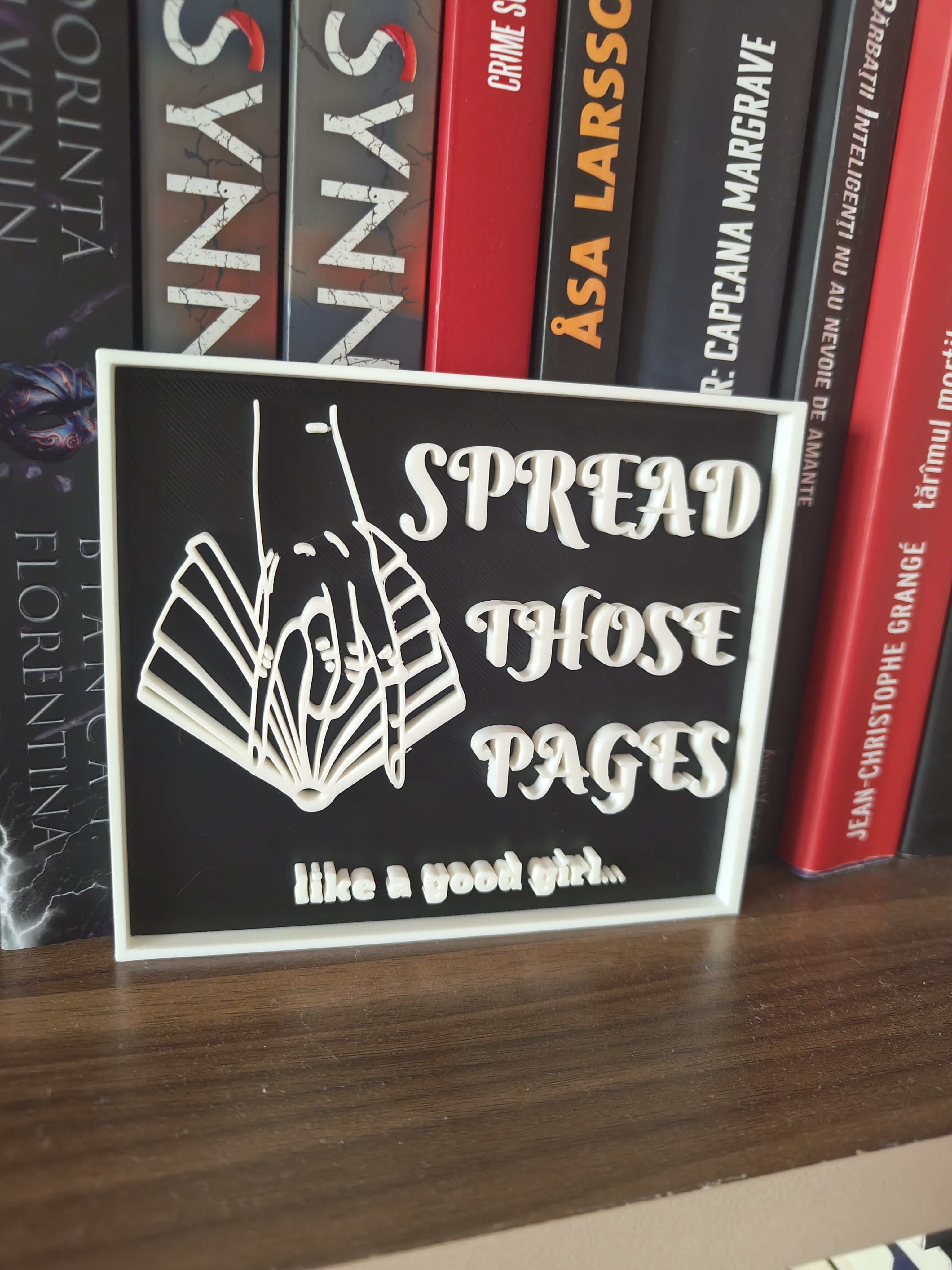 Spread Those Pages Book Sign NO AMS