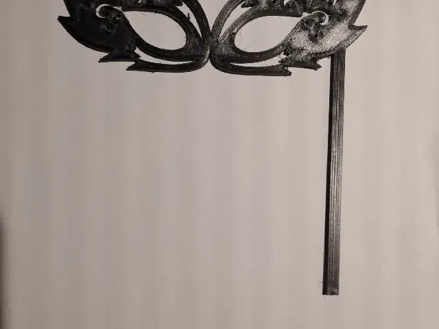 Mask cake decoration