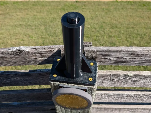 Top Post Pole Rod Mount (Parametric)
