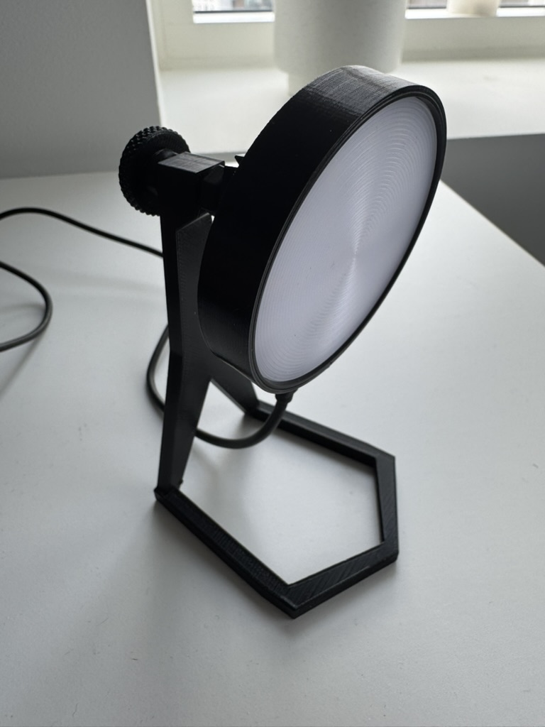 Desk LED lamp housing for IKEA STRIMSÄV LED-spot 3D model
