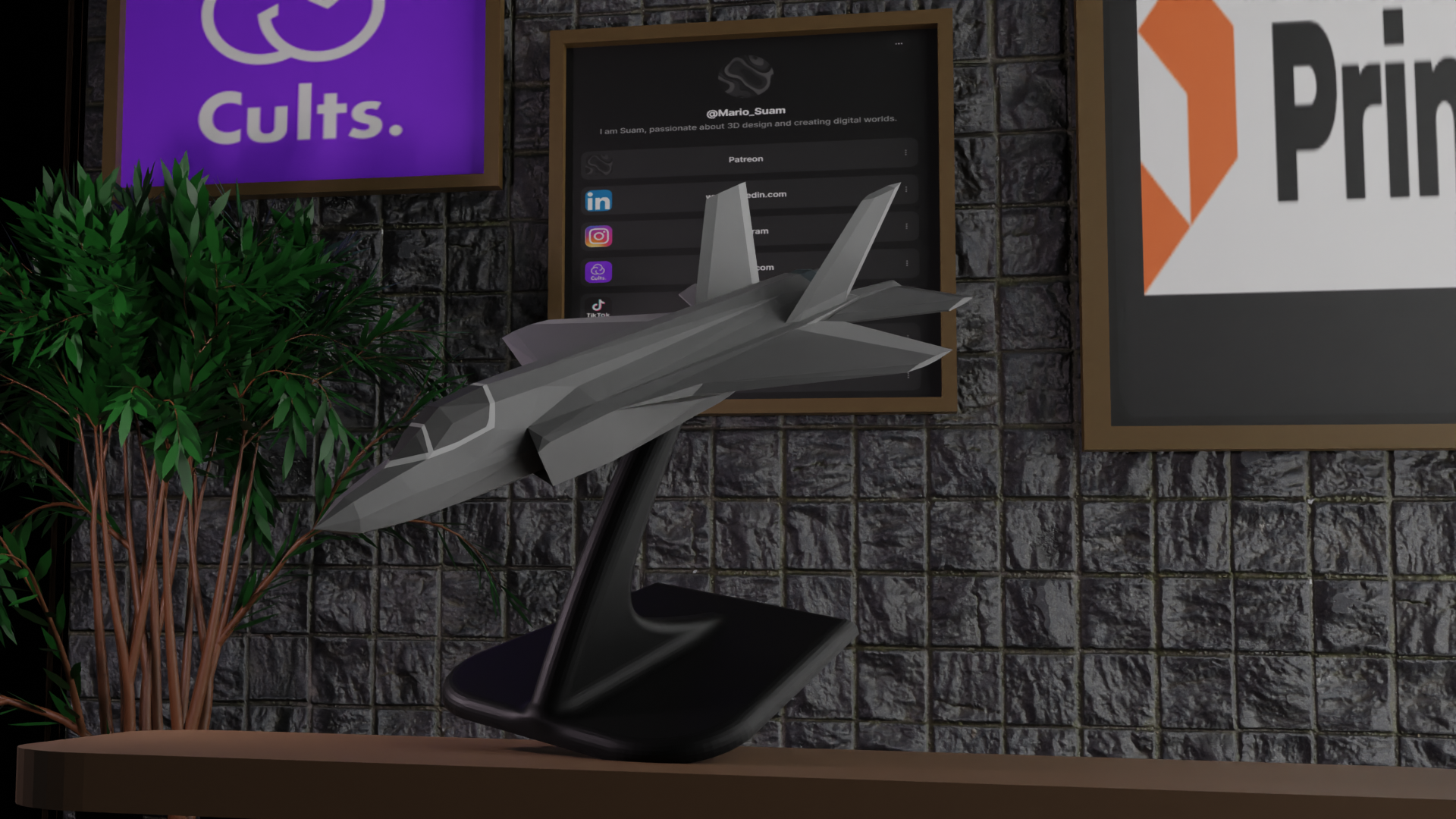 F-35 Lightning II – 3D Printed Stealth Fighter Model