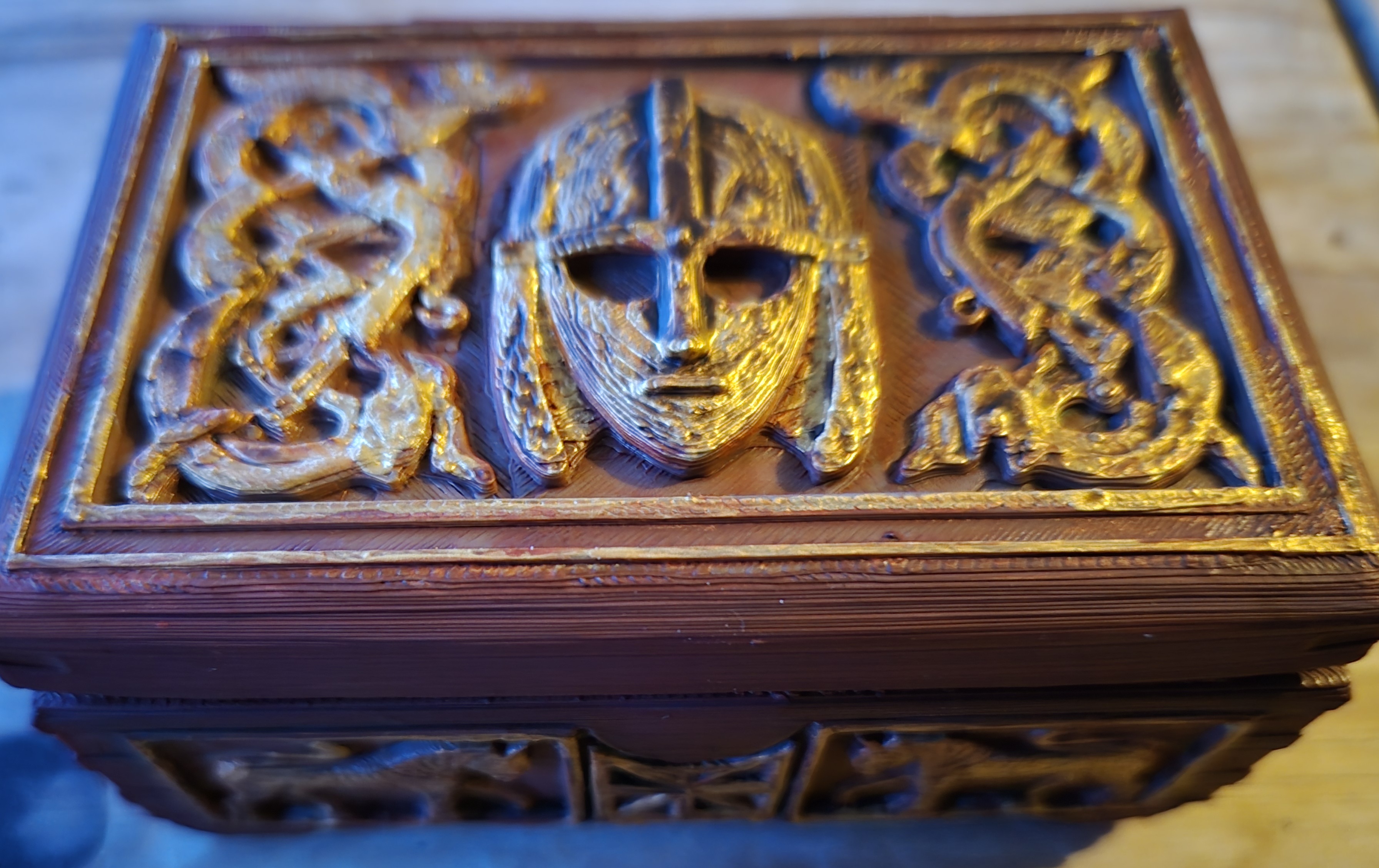 Anglo-Saxon Style Jewellery Box