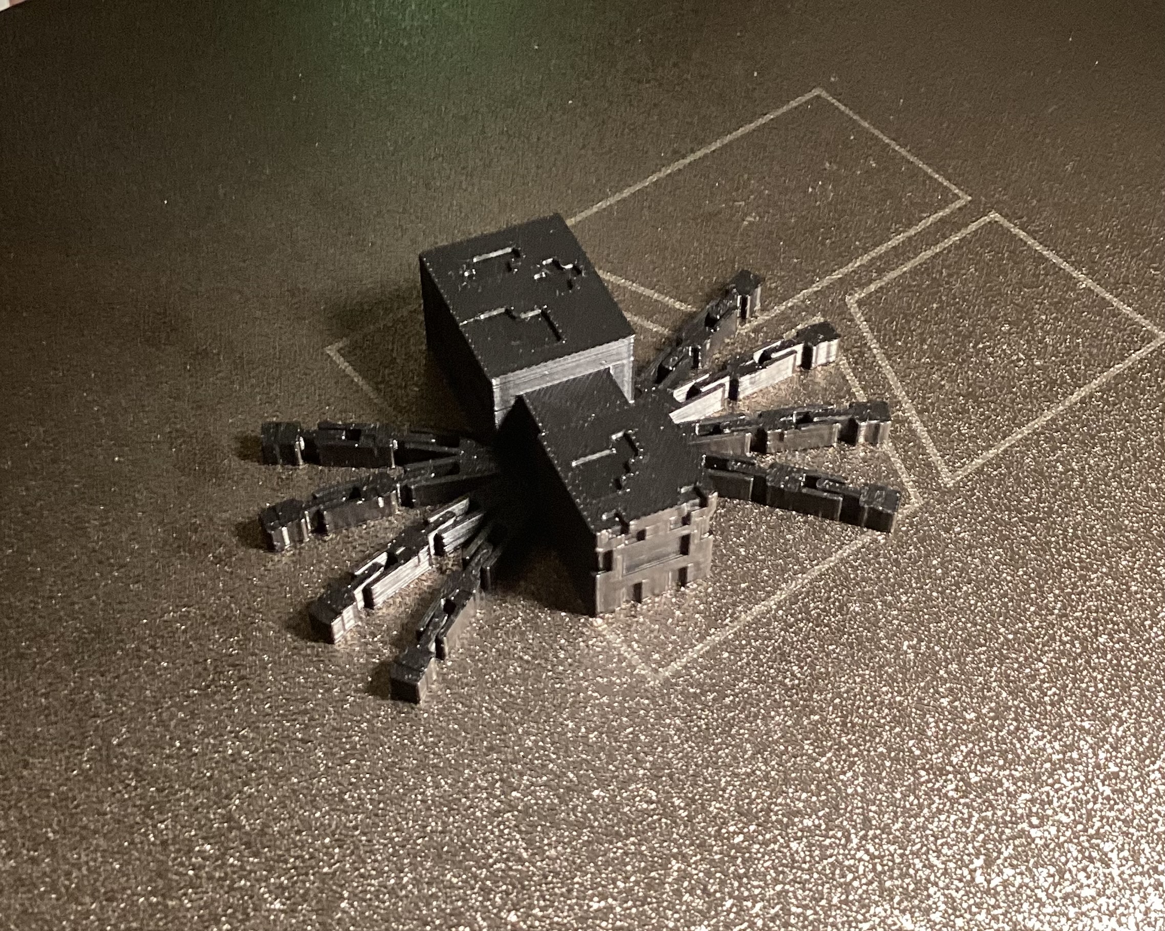 Minecraft like-articulated Spider