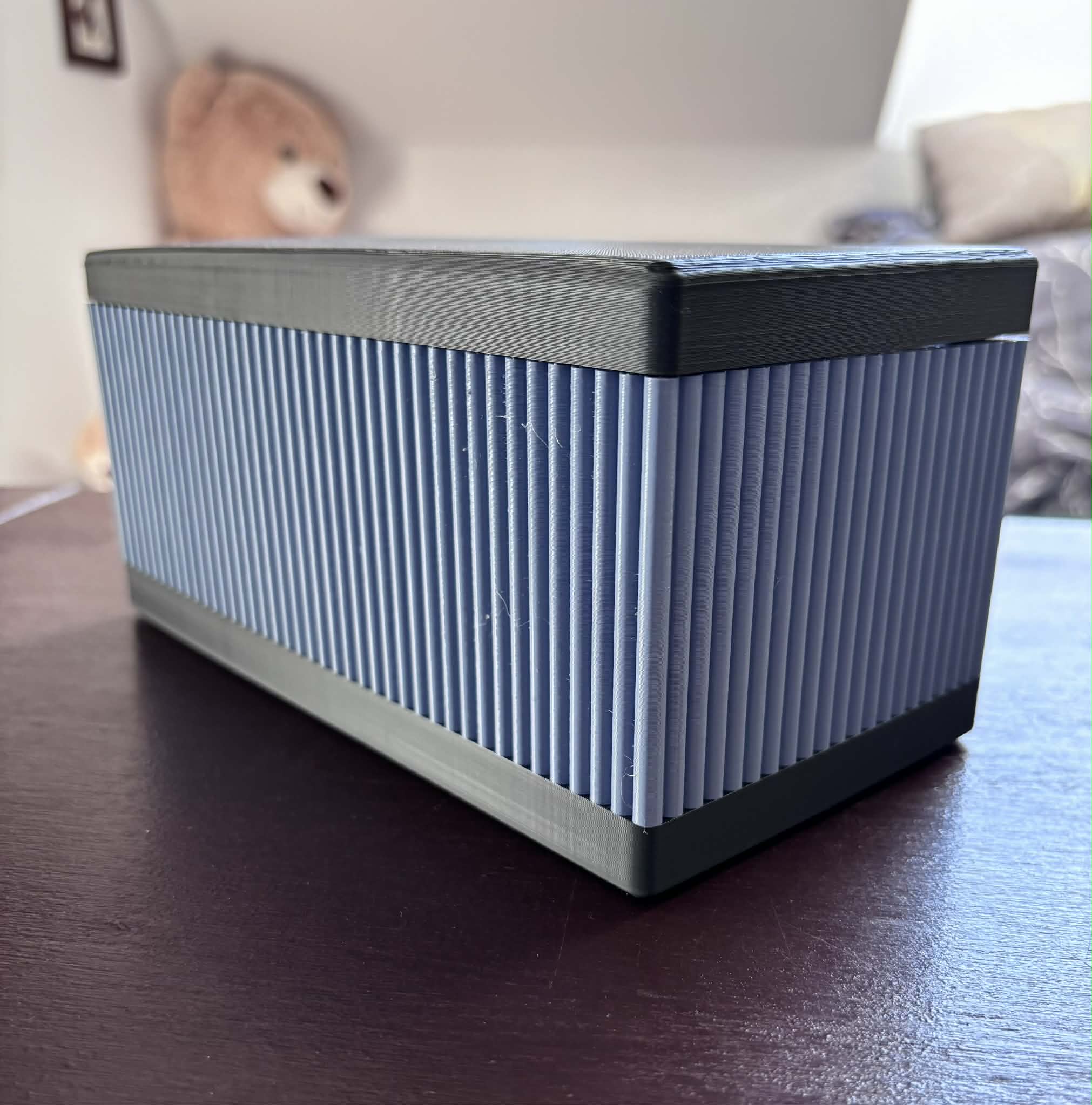 decorative box with hinged lid