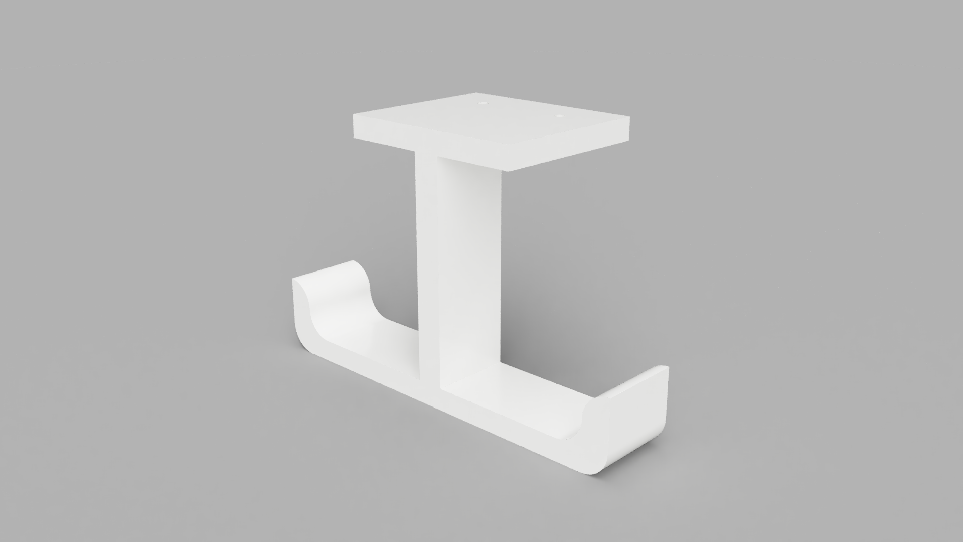 Headphone desk mount