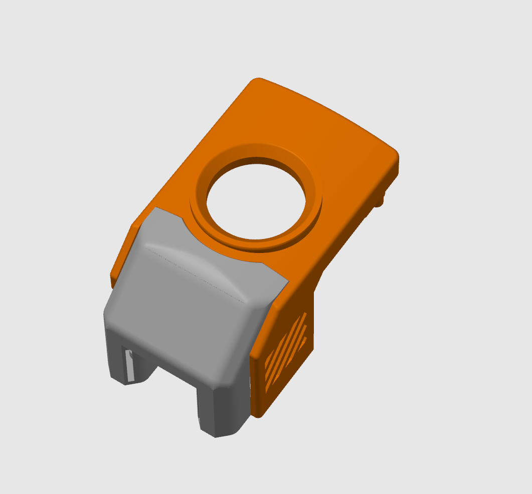Anycubic Kobra 3 Max Druckkopf Gehäuse und FanDuct für Original-Lüfter 1550