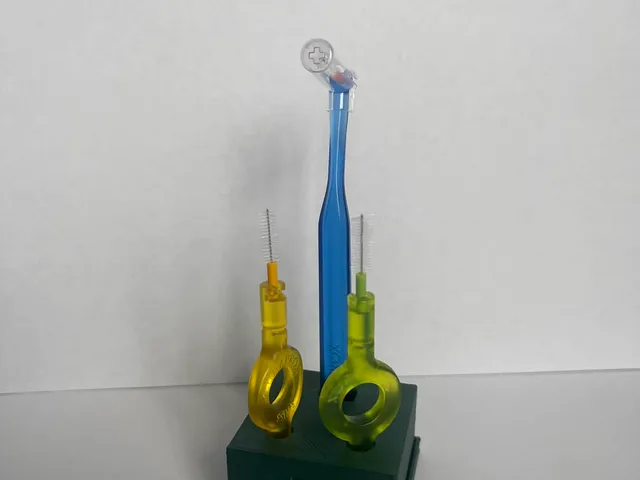 Curaprox interdental brush holder with drip tray