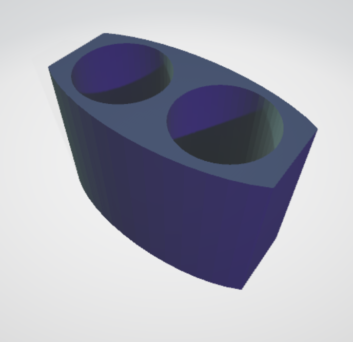 Holder for big lip balm and Nasivin nose drops 3D model
