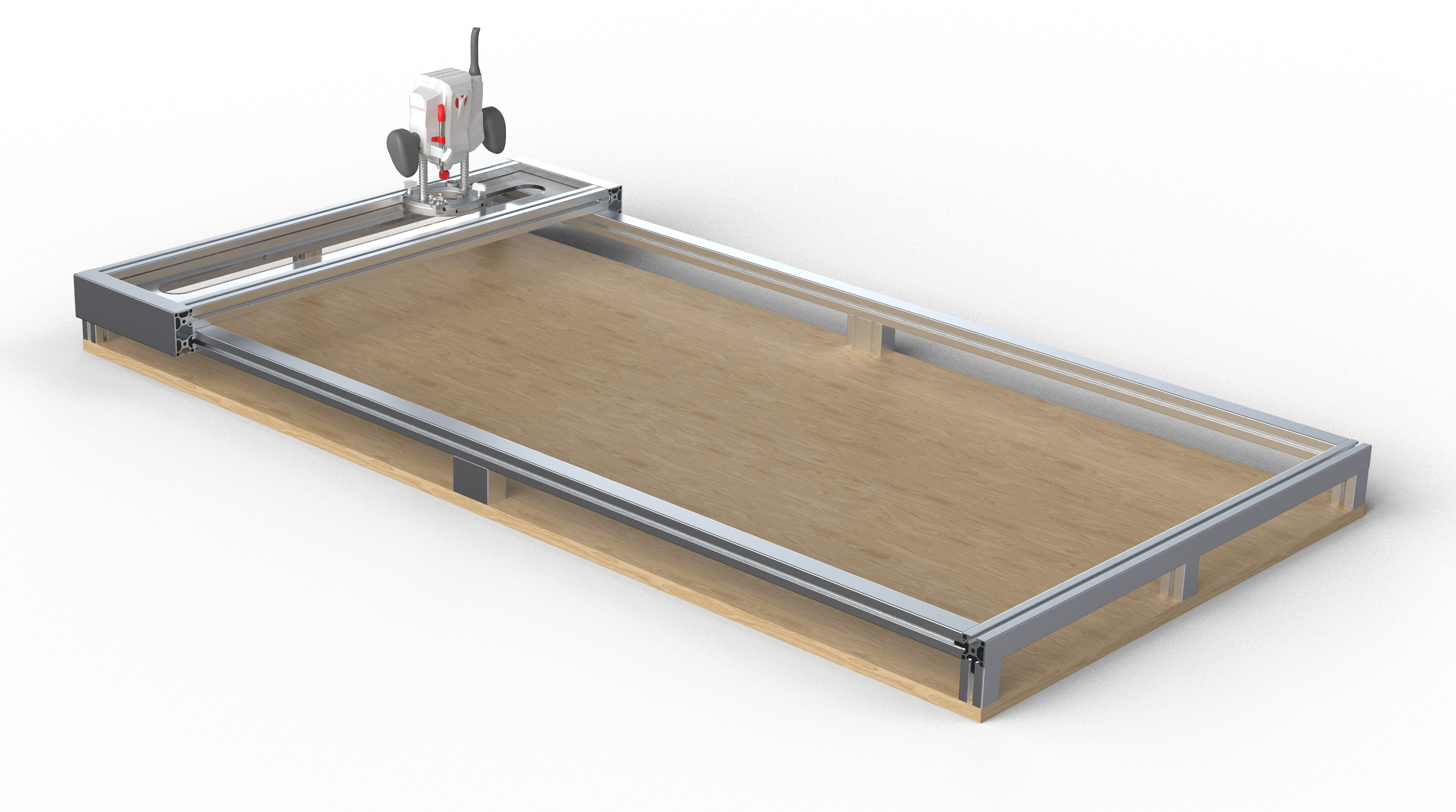 Professional Slab Leveling Mill (Slab Flattening Jig) - CMT 7E Optimized 3D model by Giancarlo Mannoia