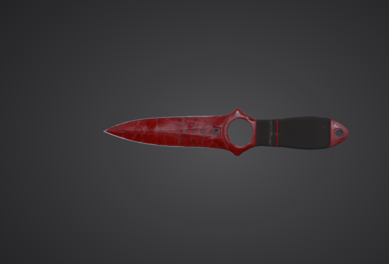 CS2 Skeleton Knife Crimson Web Prop