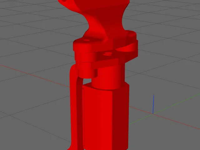 VZbot BL Touch Mount Spacer and Anti-Vibration Brace.