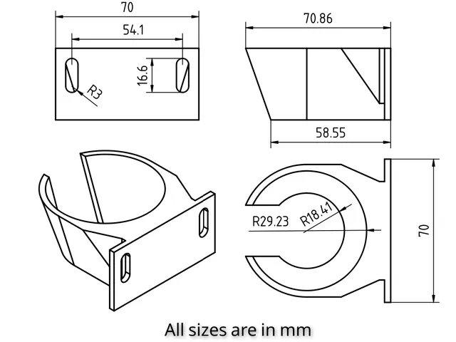 Blender wall mount for Braun multiquick 5
