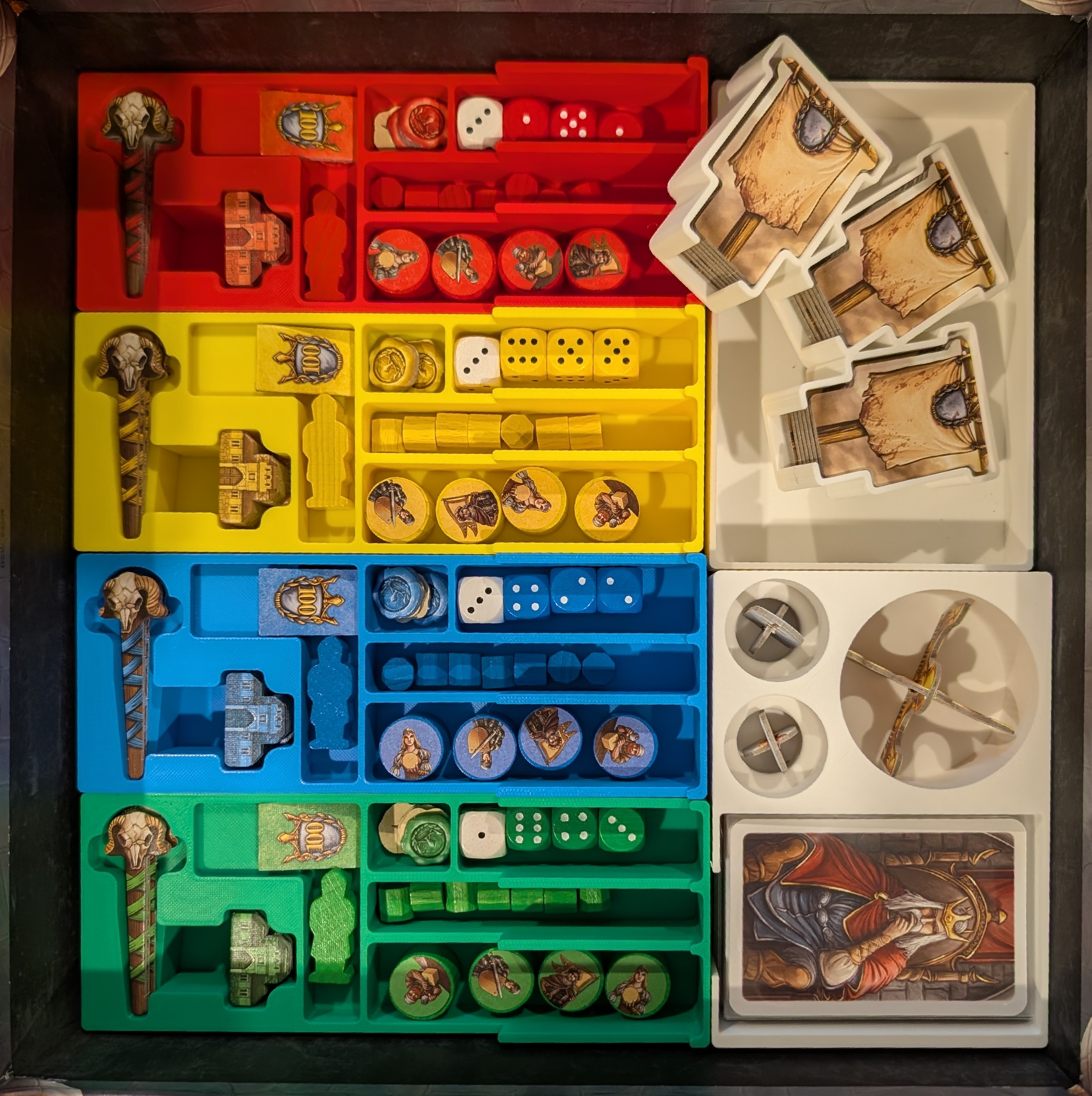 Merlin Board Game Organizer
