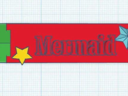 Mermaid bookmark