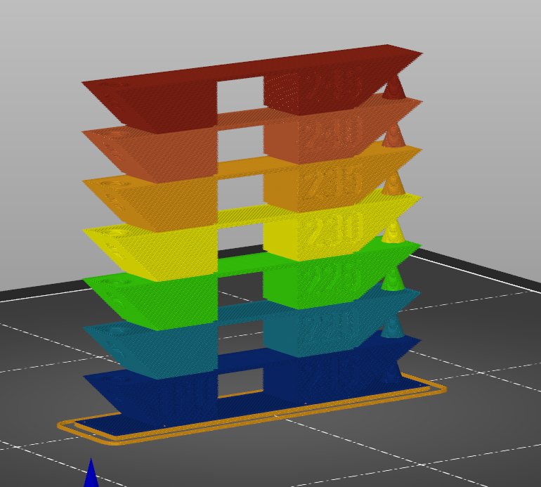 Temp tower TPU for Prusa Mini