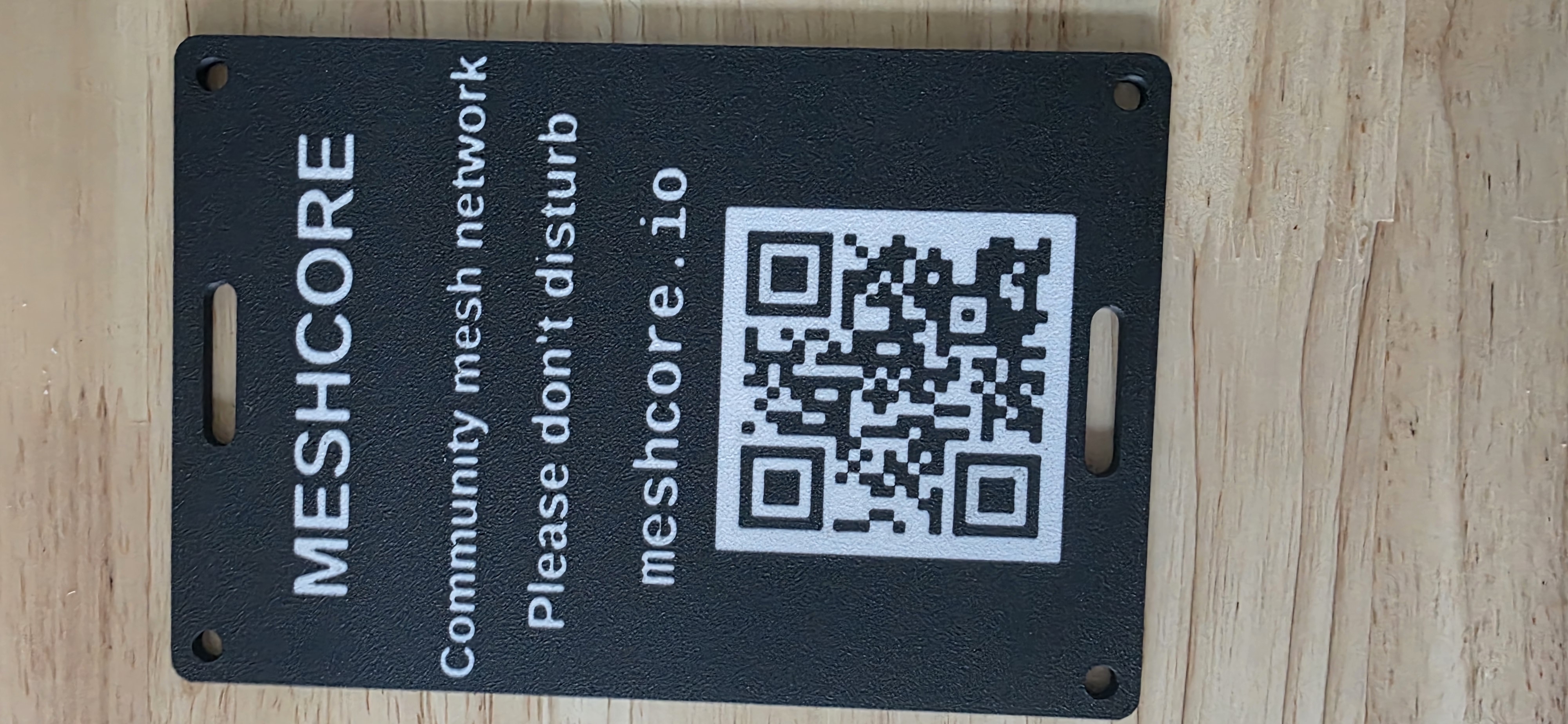 Meshcore Sign/Plaque