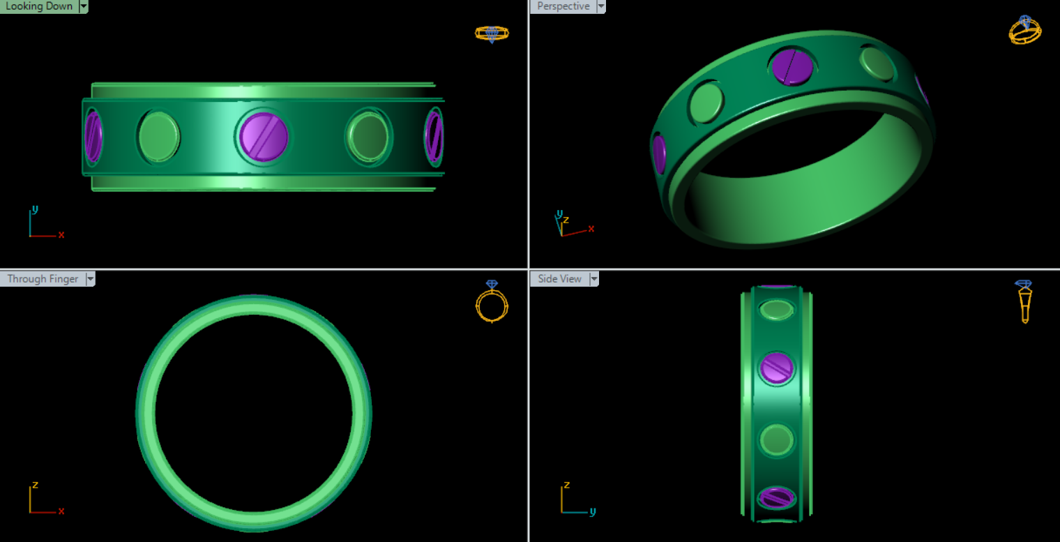 Miniatura 3 do modelo 3D Love Ring
