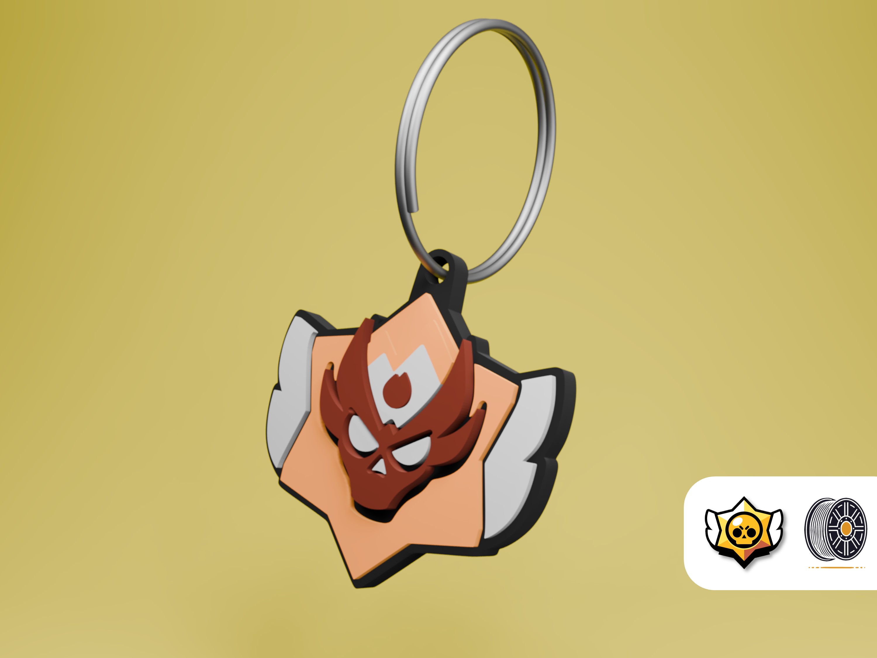 Master Rank Icon | Brawl Stars Keychain Series