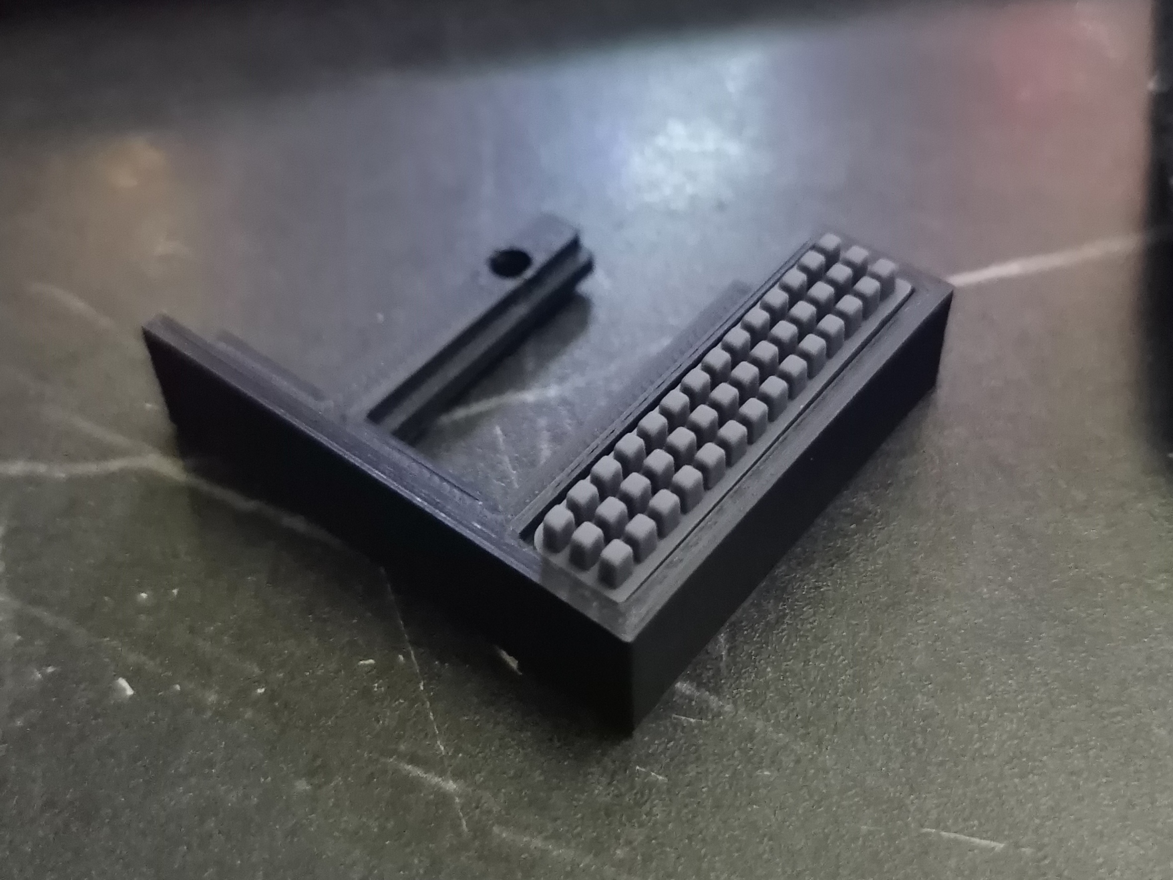 Nozzle wiper/bed aligner Neptune 4 Max 3D model