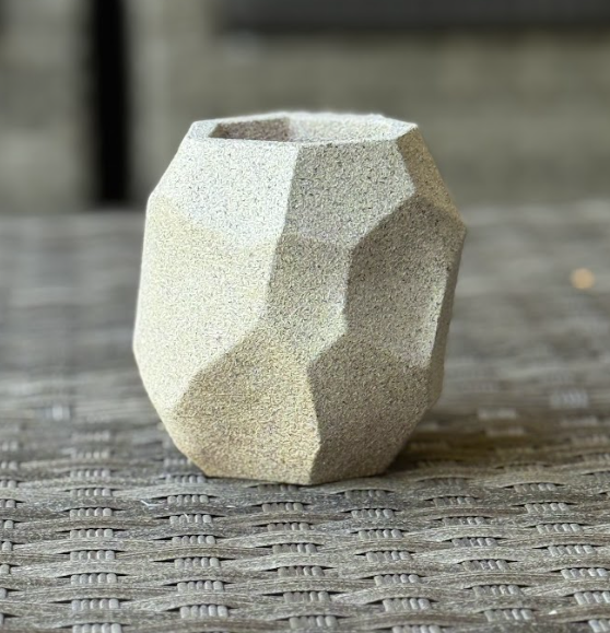 Faceted Vase (pottery 05)