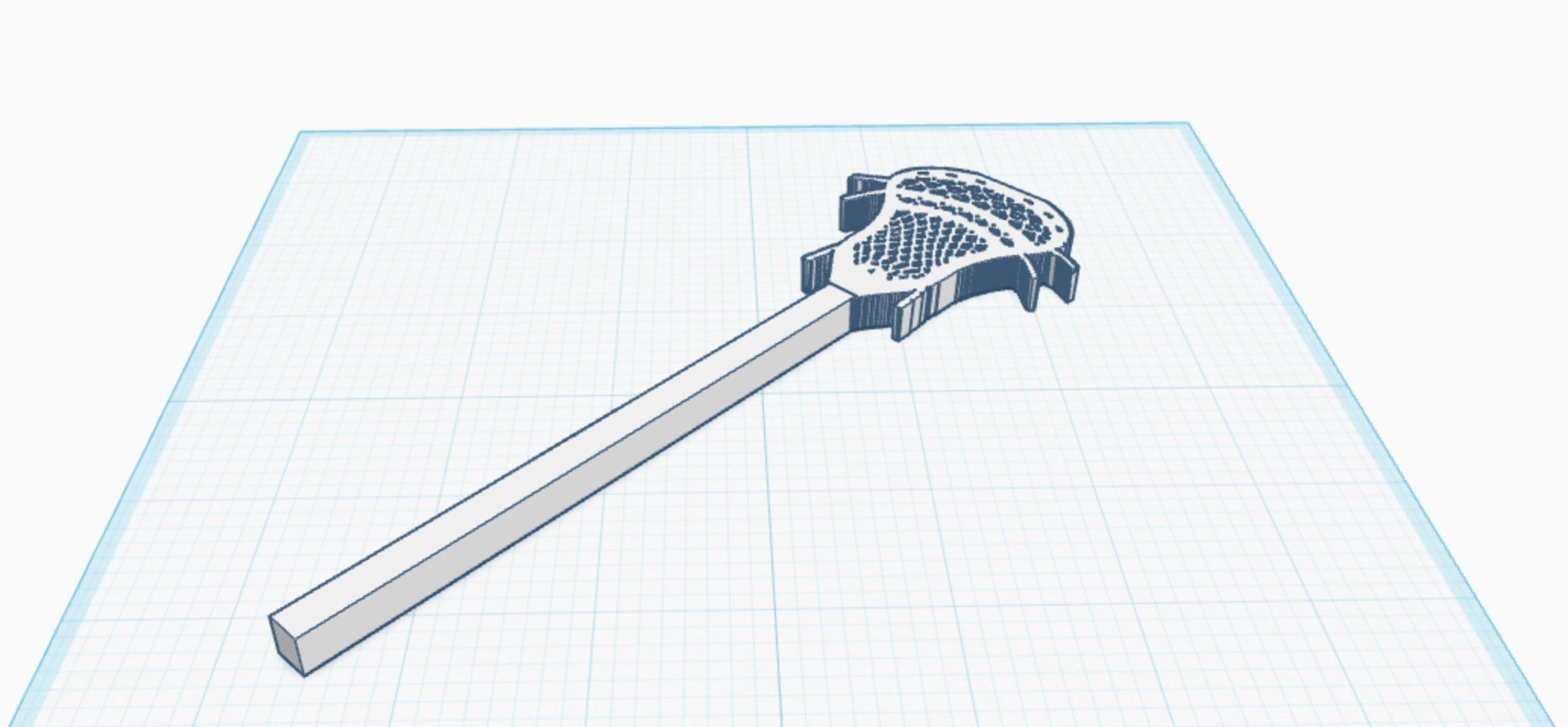 Lacrosse Stick large lacrosse stick keychain