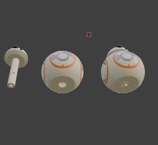 Miniatura 5 do modelo 3D Star Wars DJ Knobs - BB8 R2D2 & R4