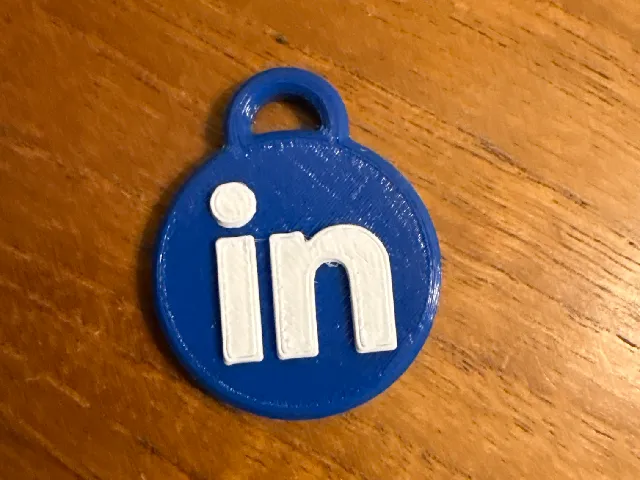 Linkedin NFC Tag Keychain (Professional)