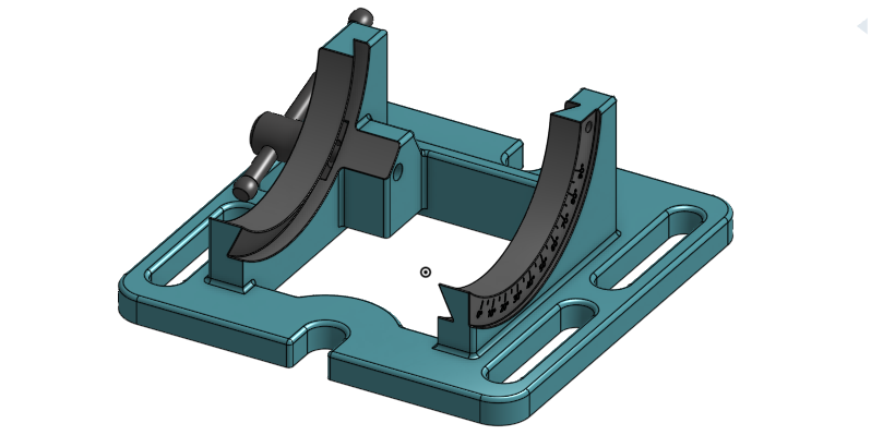 Miniatura 5 do modelo 3D Angle adjustable bench vice