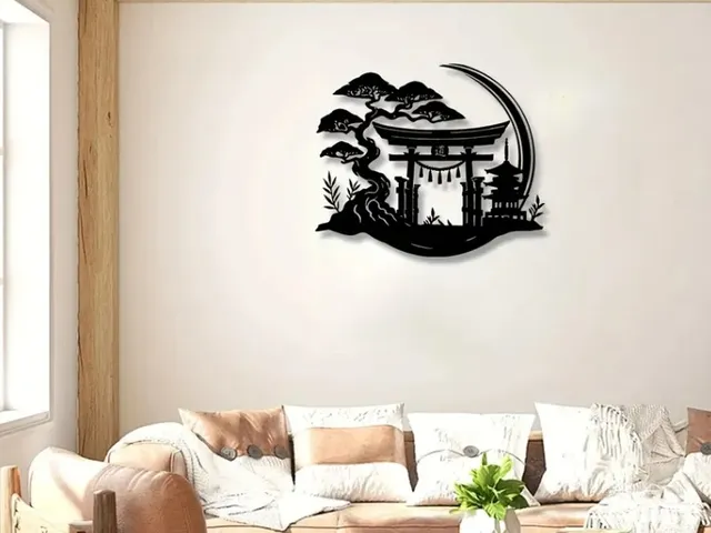 Crescent Moon & Torii Gate Design