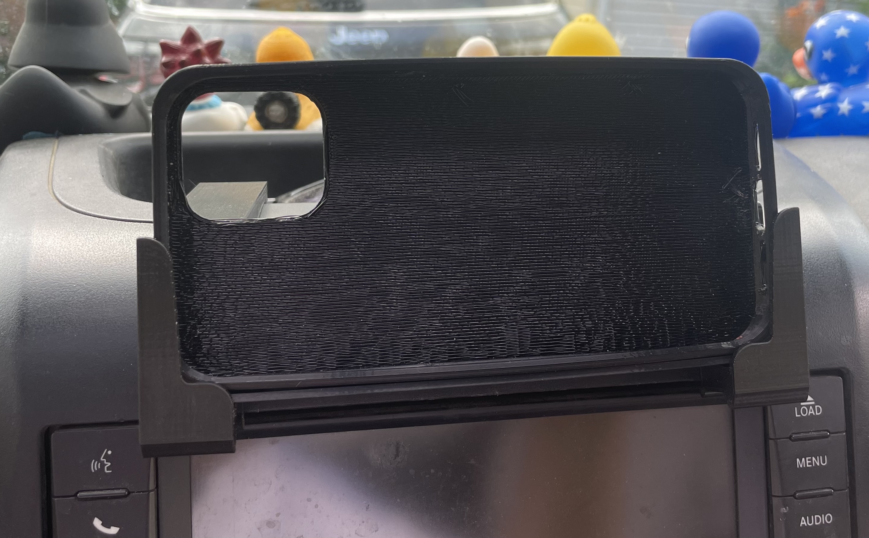 2007-2017? Jeep Wrangler Horizontal Clip-On Phone Holder Up To 16.7 mm Thick