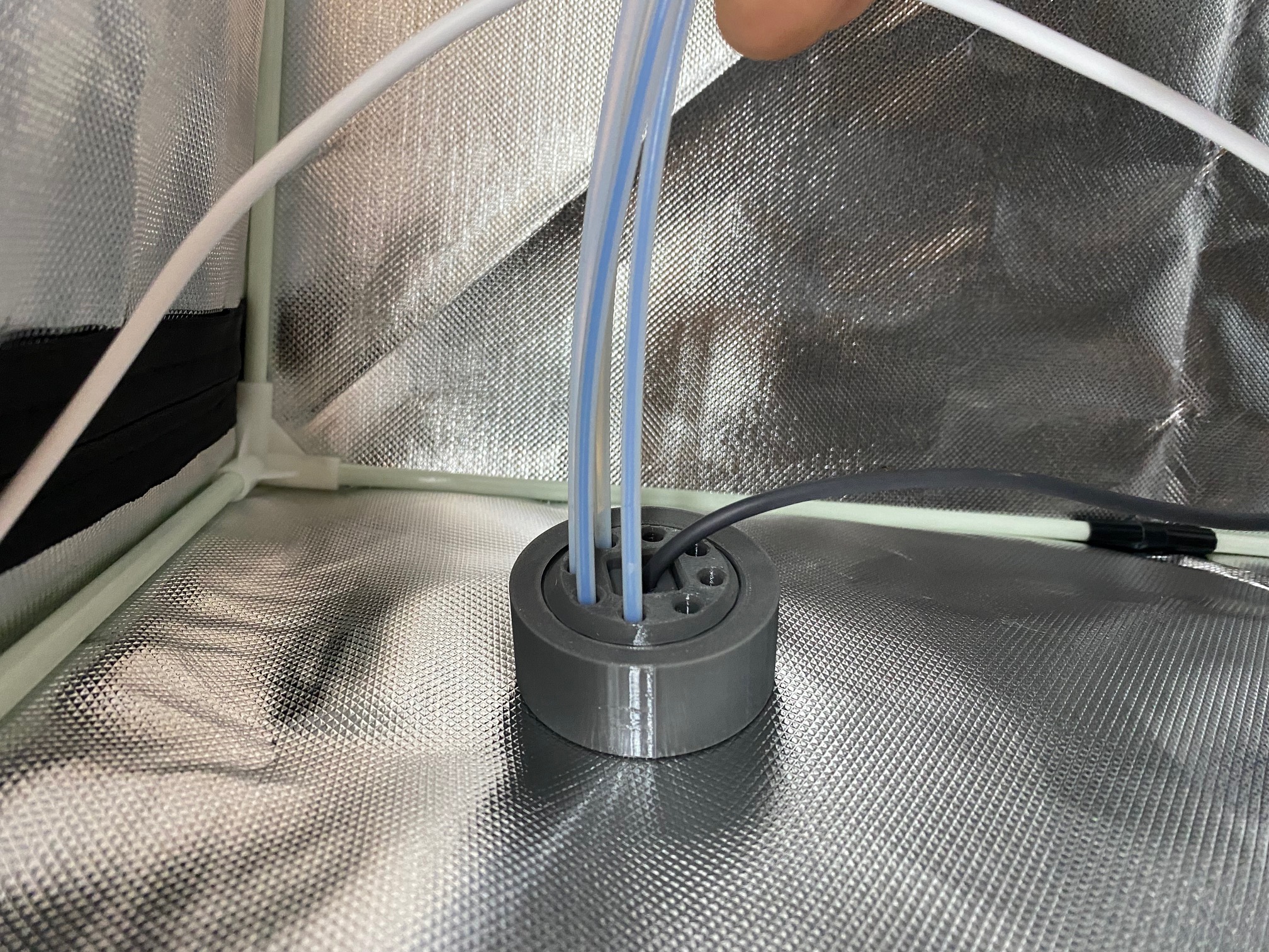 PTFE Feedthrough for Kobra 3 in an enclosure. — miniatura 5