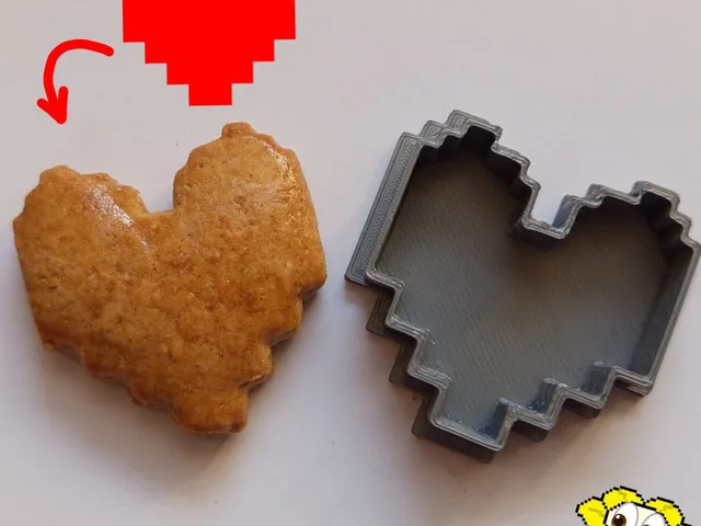 Undertale Cookie Cutter SOUL / HEART (and Deltarune)