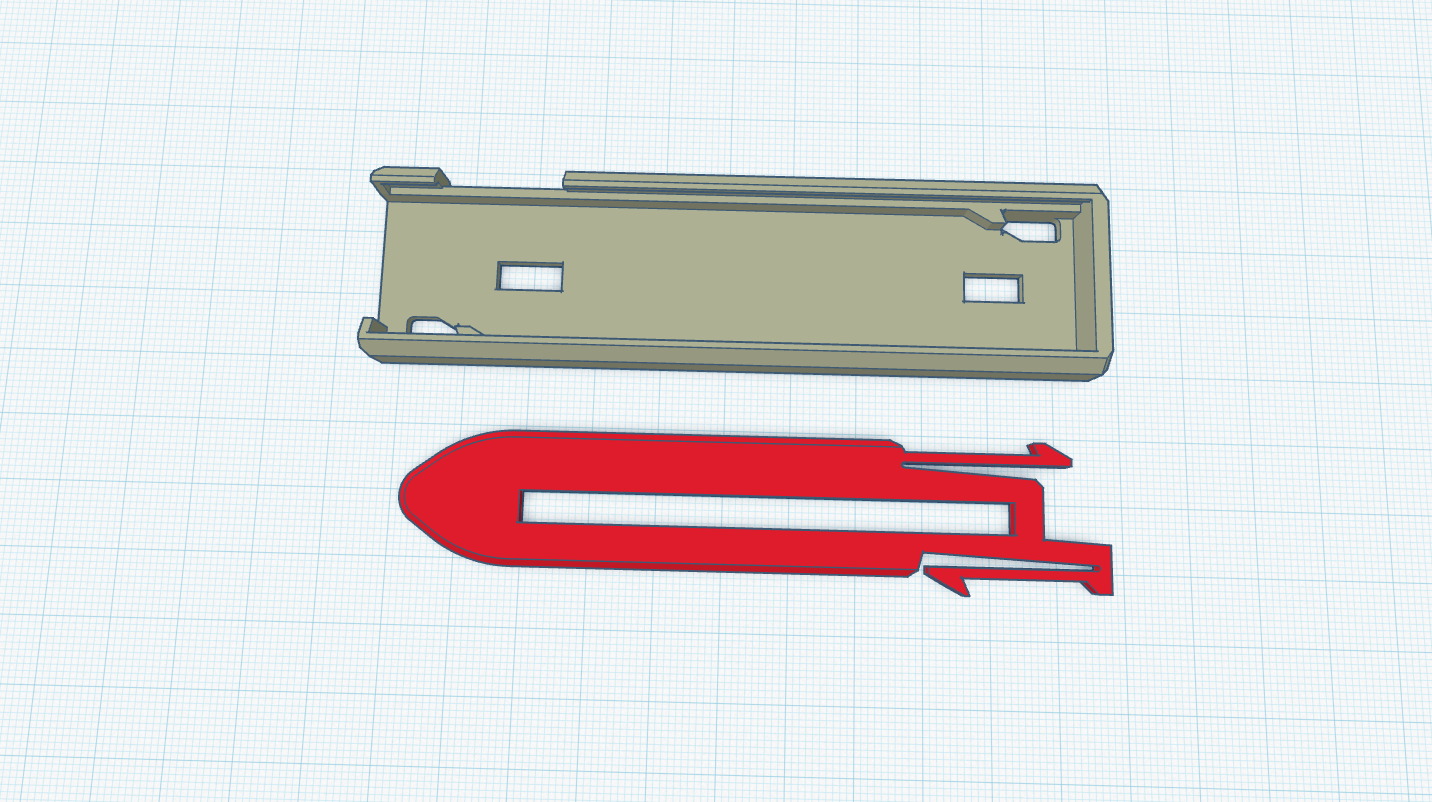 OTF blade and handle, fixed.