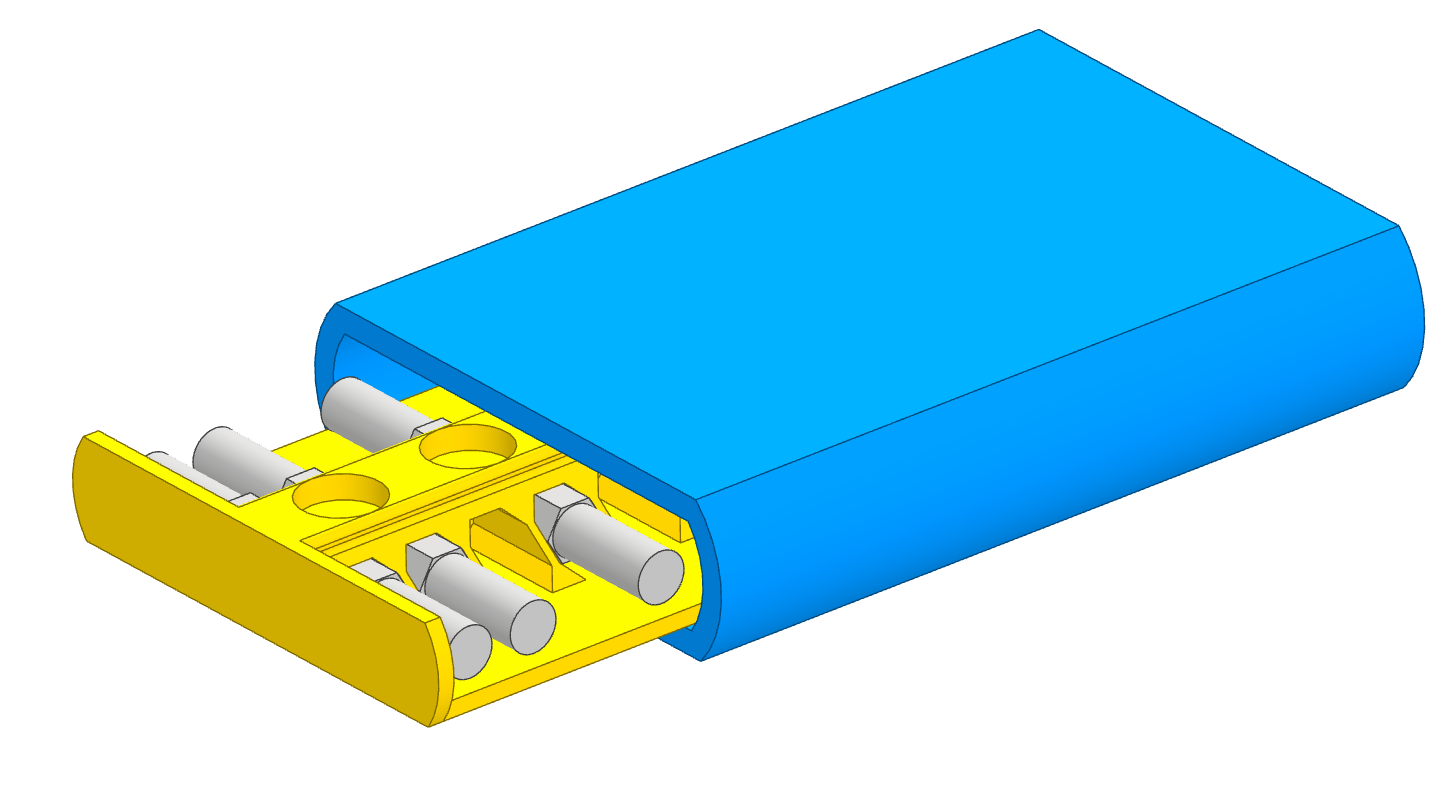 Miniatura 2 do modelo 3D Bit holder case for 1/4" hex bits