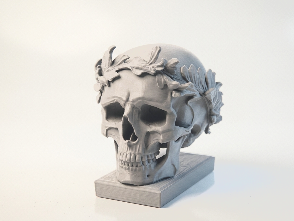 Julius Caesar Skull Ancient Roman Sculpture 3D Printable