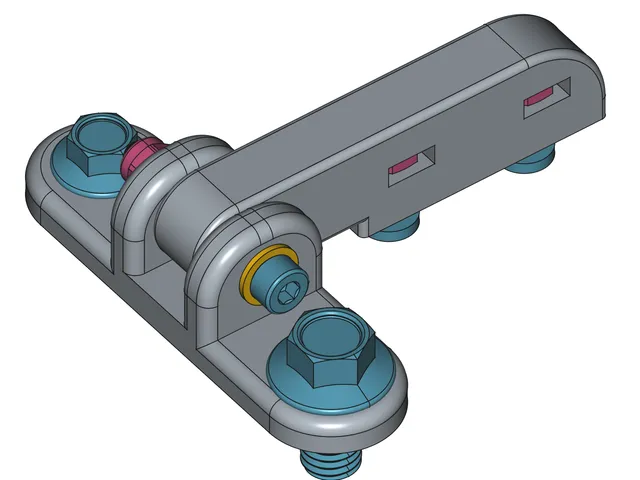 Hinge for 3D printer enclosure door