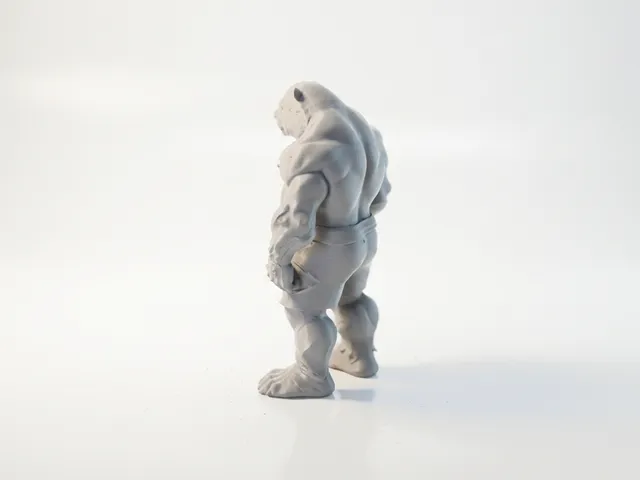 Man Bear Creature Figurine Miscellaneous 3D Printable