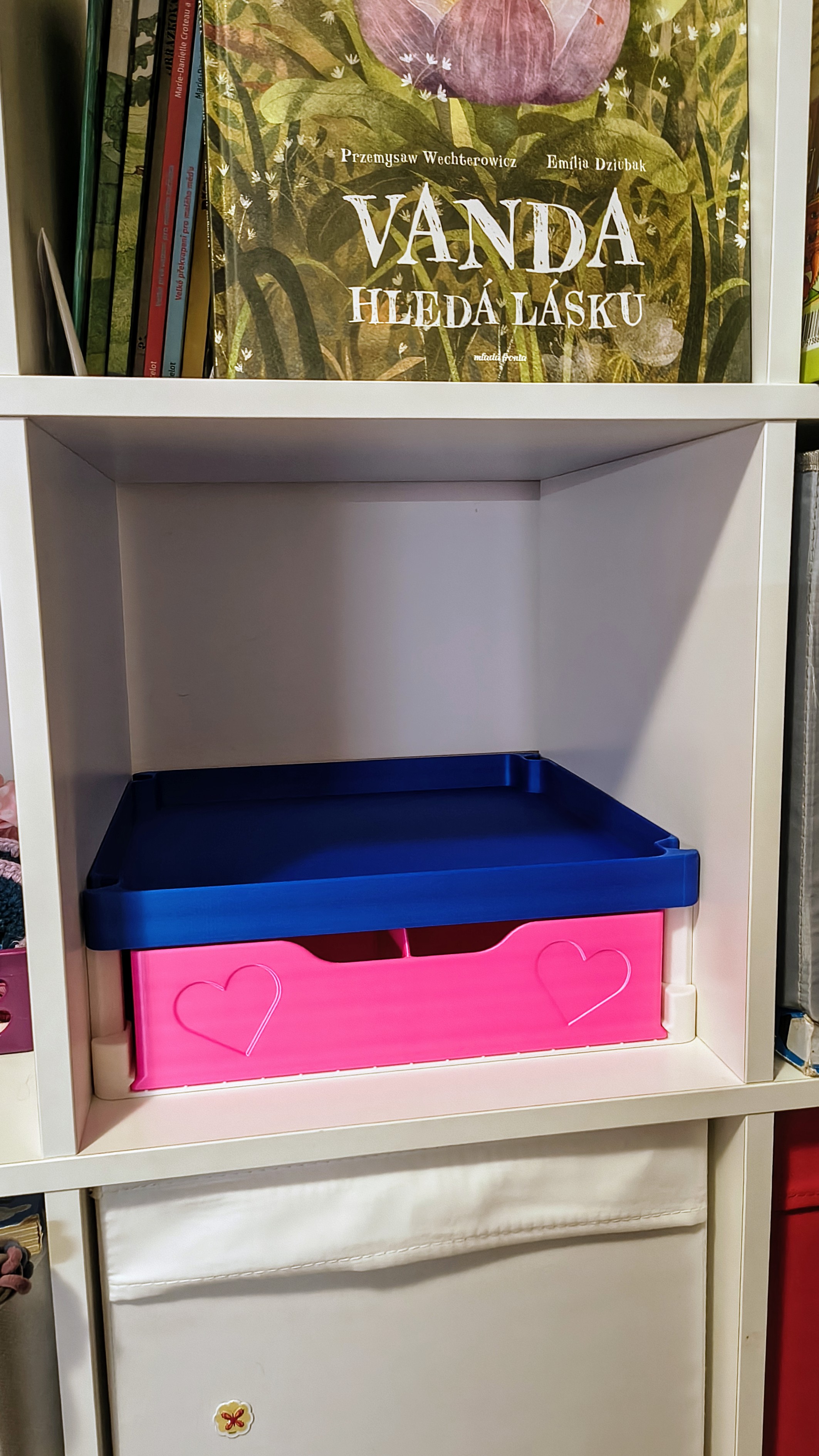 Miniatura 5 do modelo 3D Versatile Stackable Storage Box System for IKEA KALLAX
