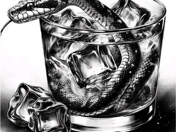 Hueforge Whiskey and Snake