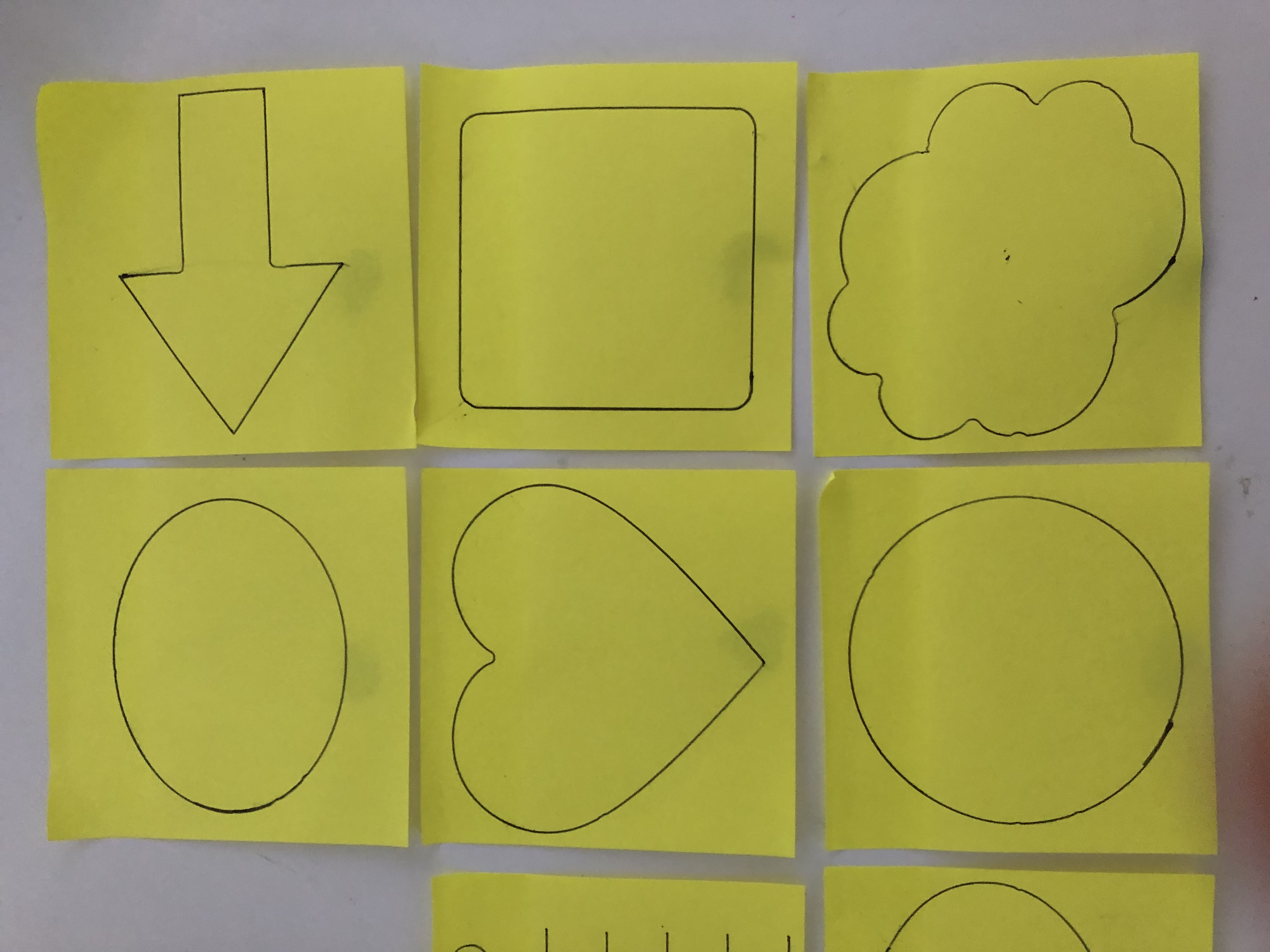 Miniatura 7 do modelo 3D Post-it Note stencils