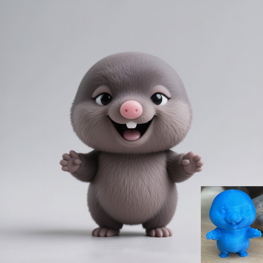 Cute Chibi Mole