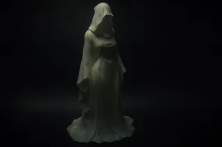 Ghost Lady in white (Halloween decor)