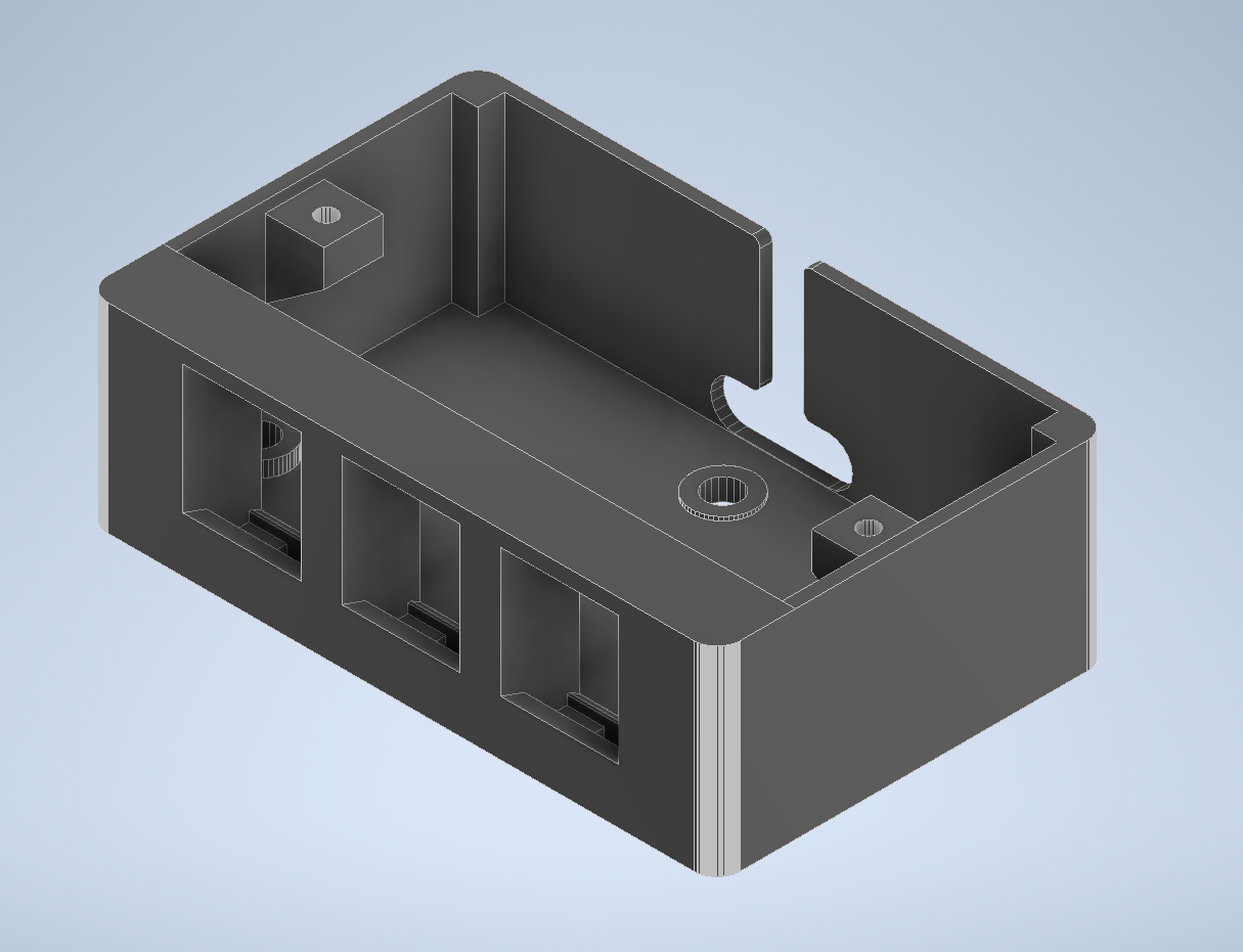 Keystone box with slot