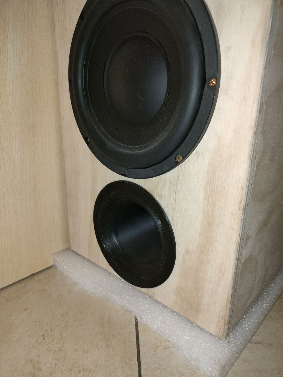 Tromba Reflex 74mm per Subwoofer | Flangia Bass Reflex 3D