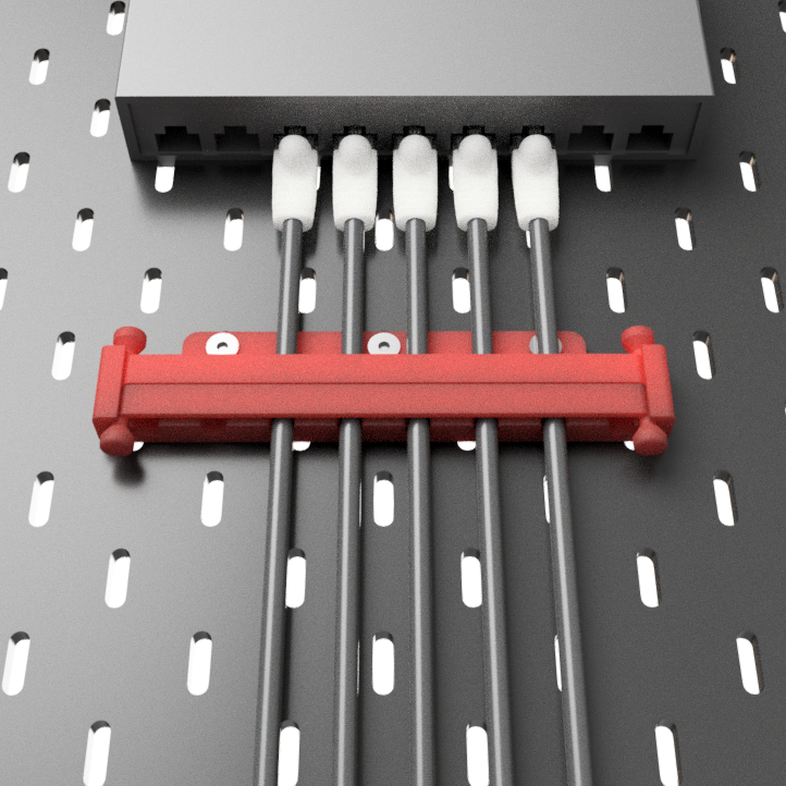 Skadis compatible network cable comb