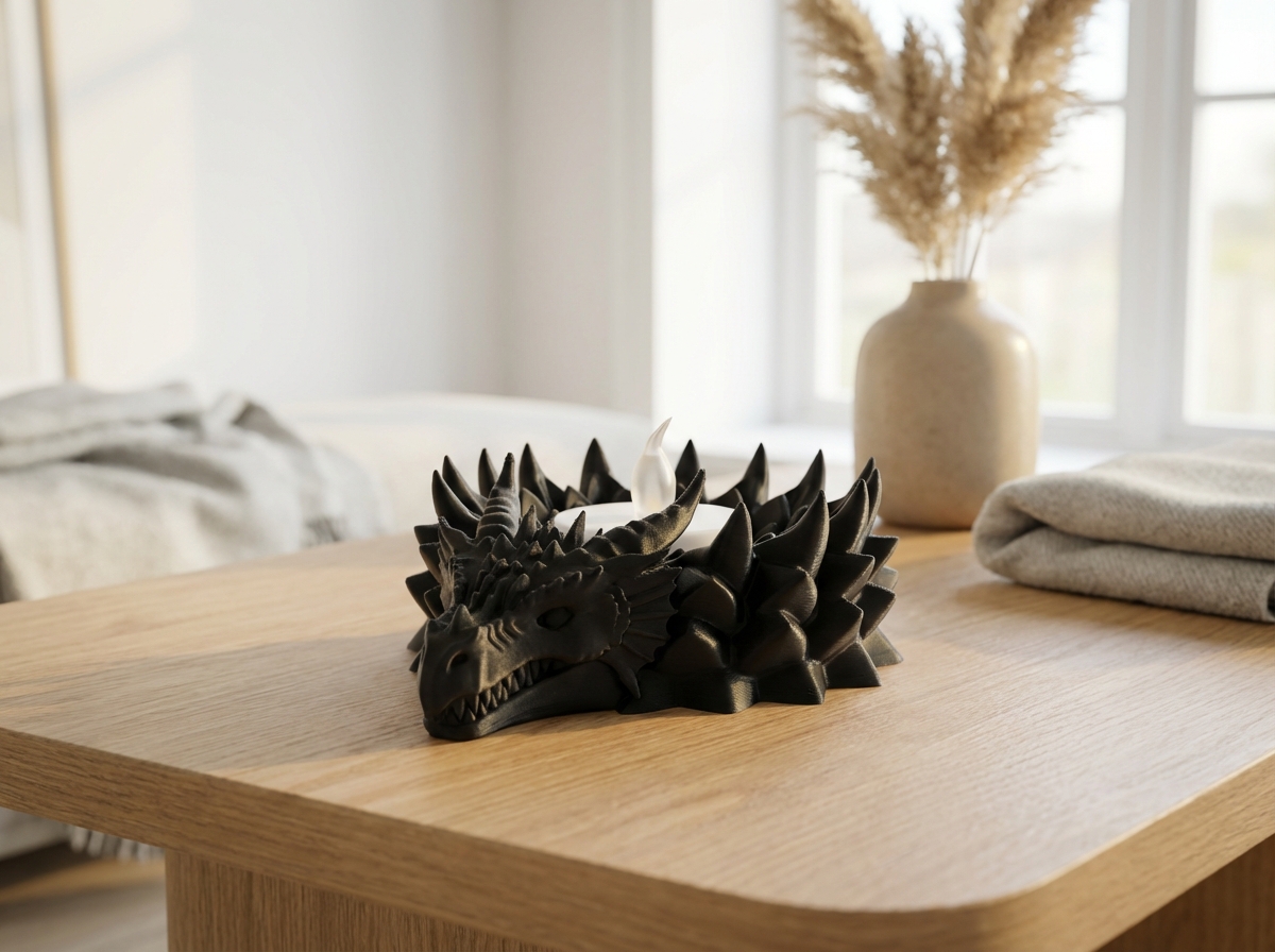 Dragon LED Tealight Candle Holder