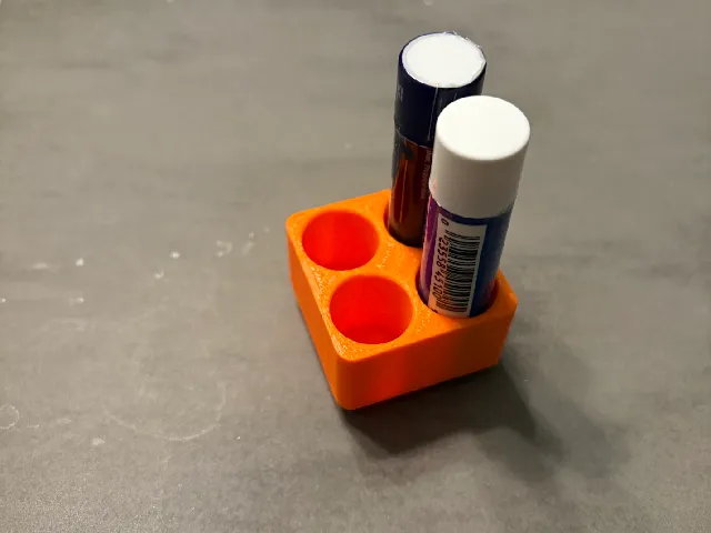 gridfinity 4 lip balm holder