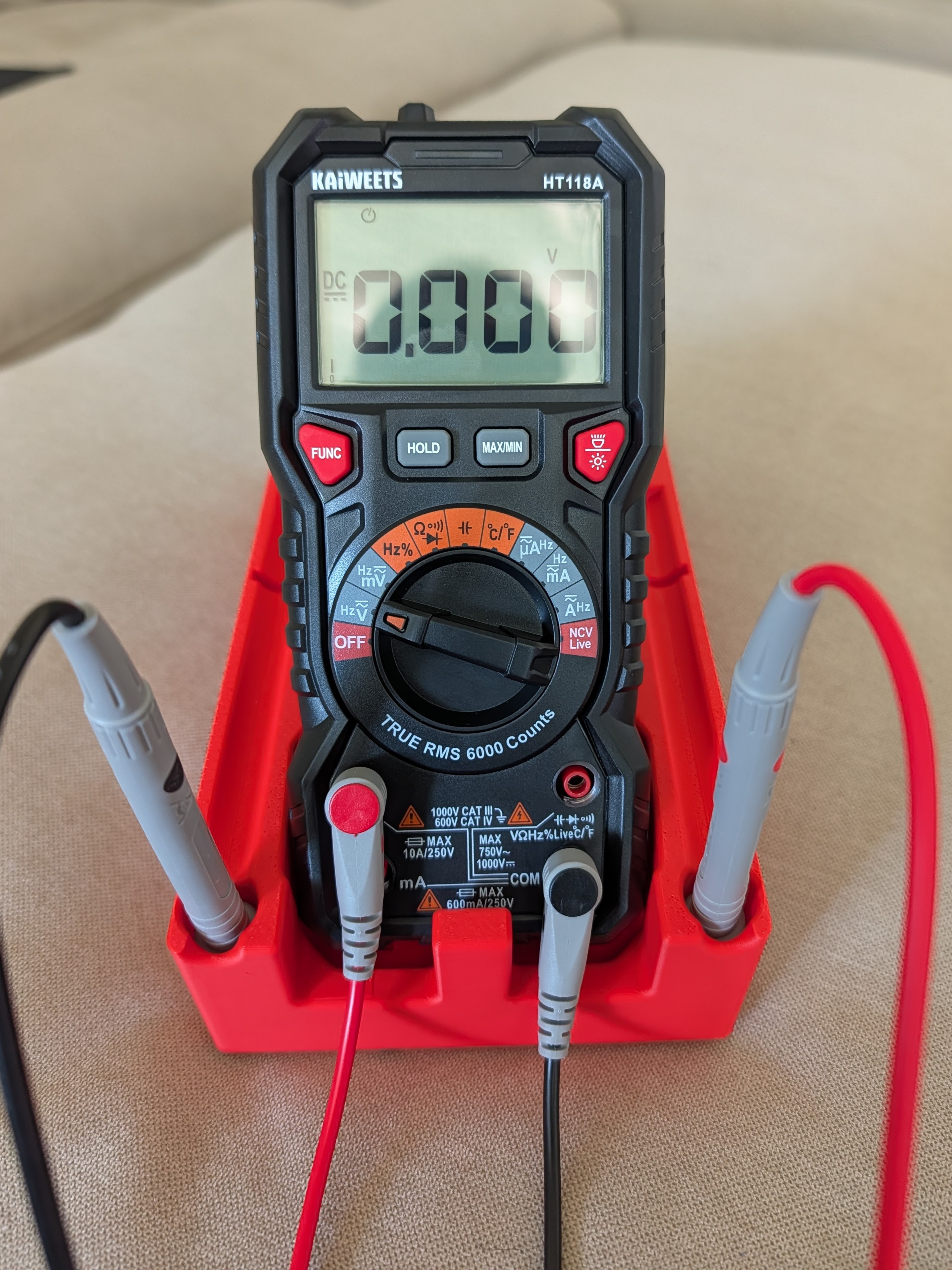 Gridfinity Bin - Kaiweets HT118A HT118E Multimeter